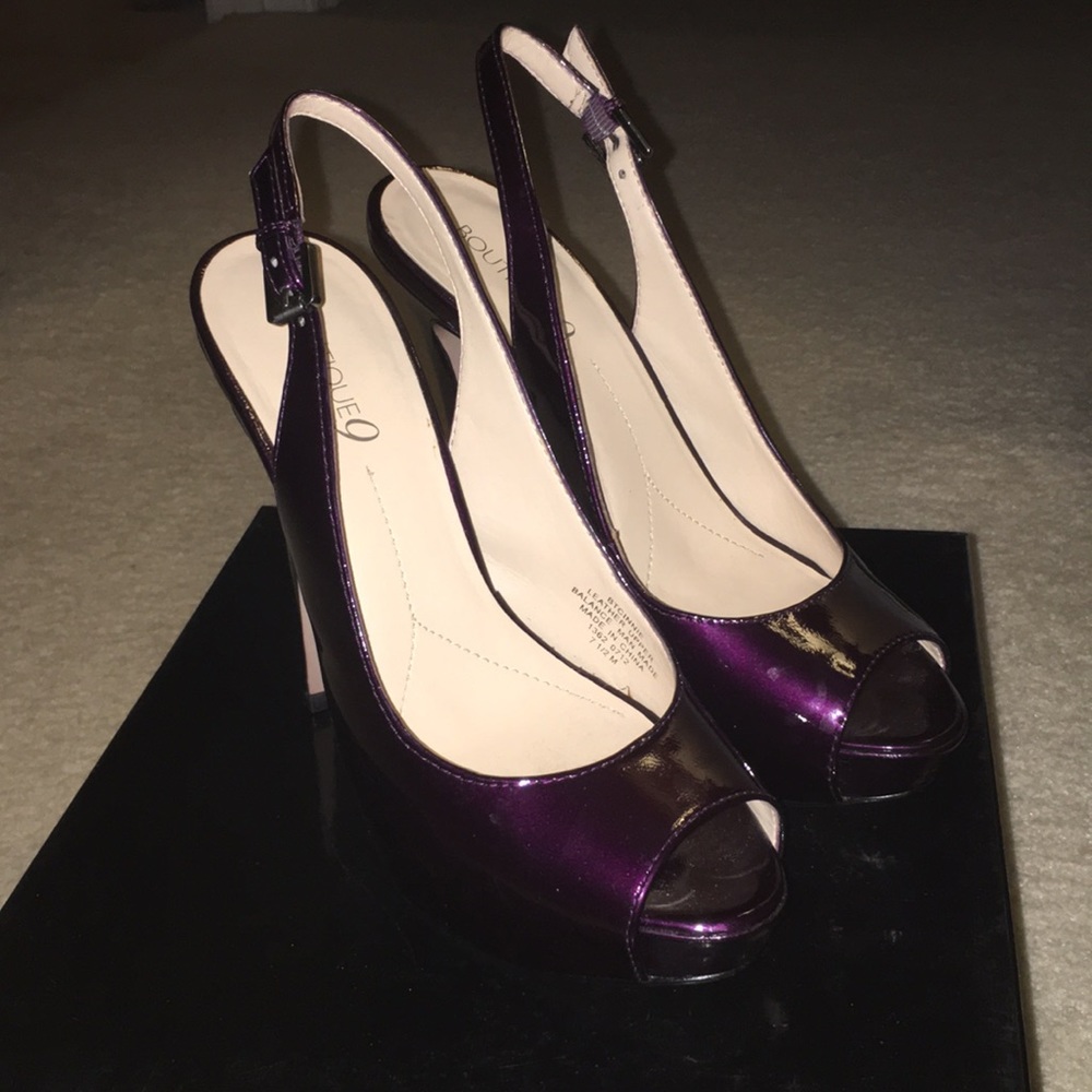 Boutique 9 by Nine West Slingback platform heels